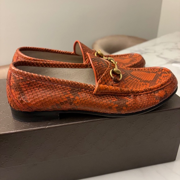 Mens Gucci Python Loafers 9.5 Gucci 10.5 US - Picture 2 of 4
